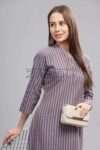 Yarn Dyed Nagari striped Kurti